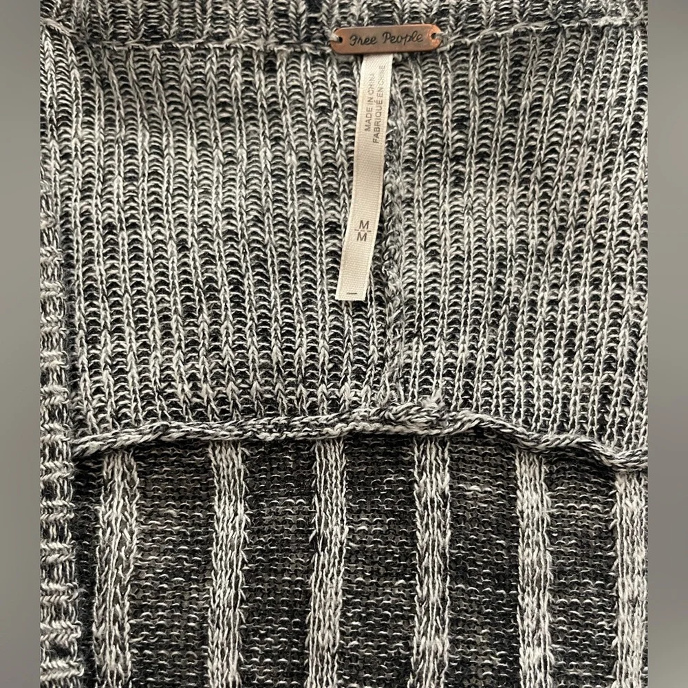 Free People Black & White Maxi Cardigan - Picture 4 of 4